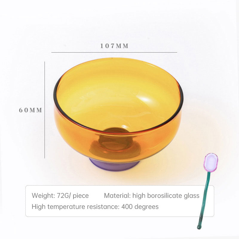Fruit Salad Stained Glass Bowl