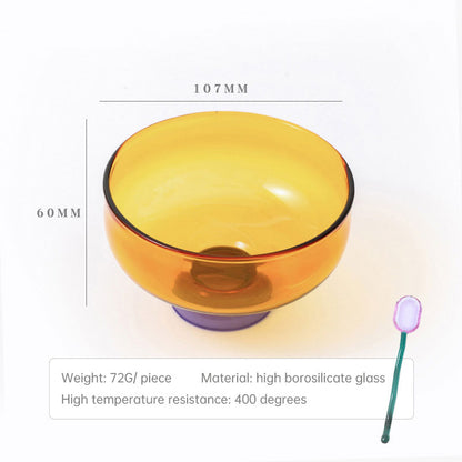 Fruit Salad Stained Glass Bowl