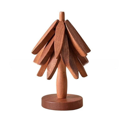 Wooden Creative Walnut Tree Solid Wood Insulation Pad