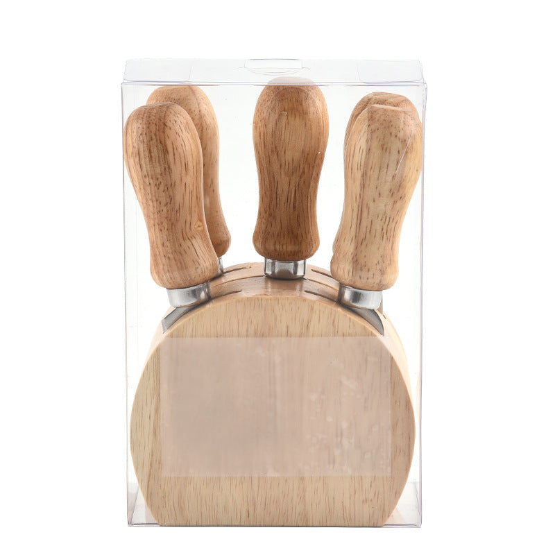 Stainless Steel Bakelite Knife Block 5-Piece Set
