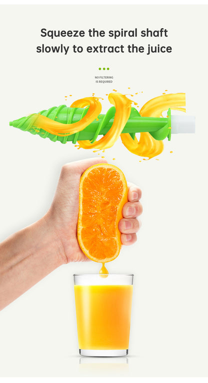 Multifunctional manual rotary juicer