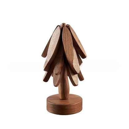 Wooden Creative Walnut Tree Solid Wood Insulation Pad