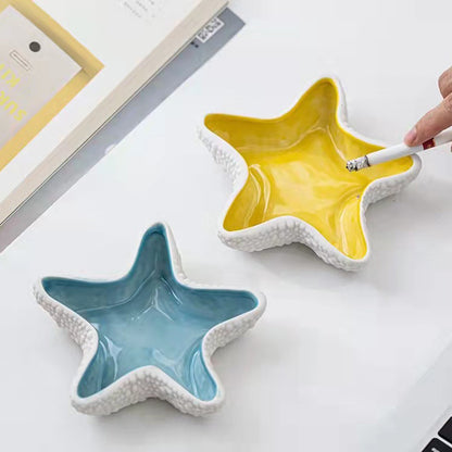 Fashion Starfish Ceramic Ashtray