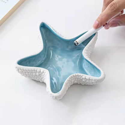 Fashion Starfish Ceramic Ashtray