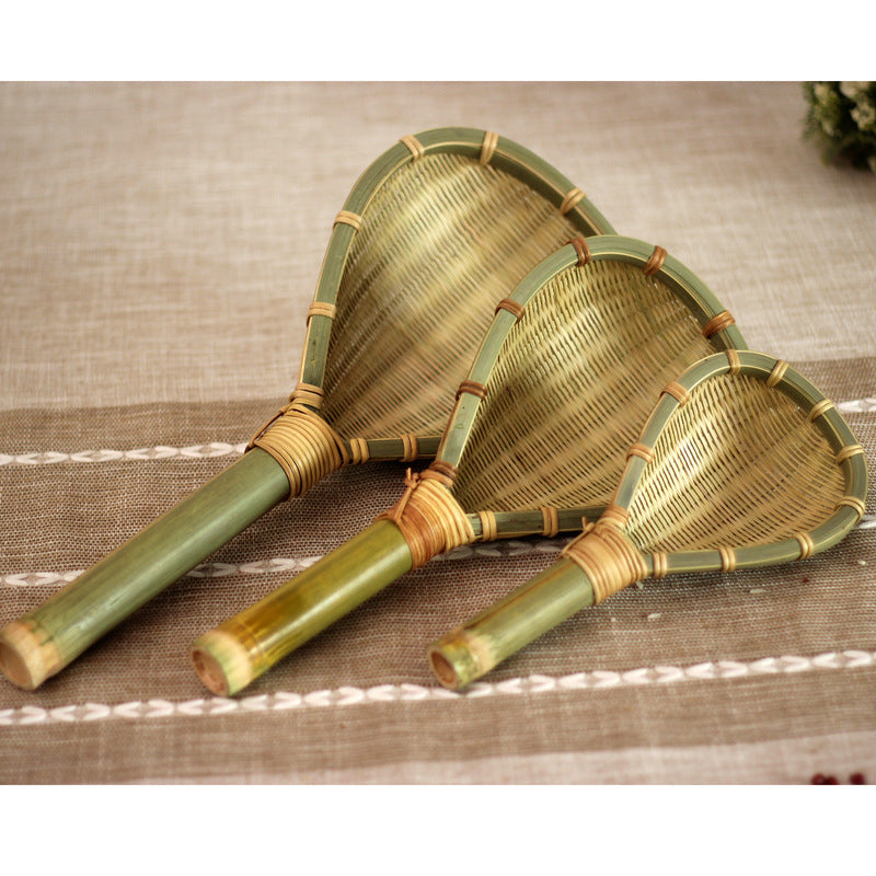 Bamboo strainer spoon