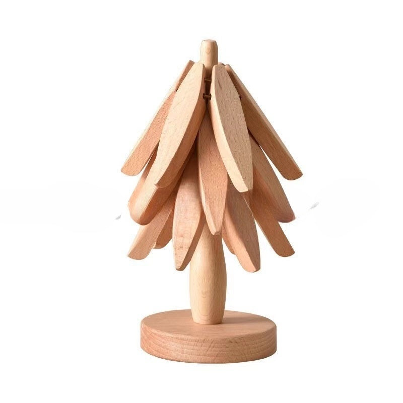Wooden Creative Walnut Tree Solid Wood Insulation Pad