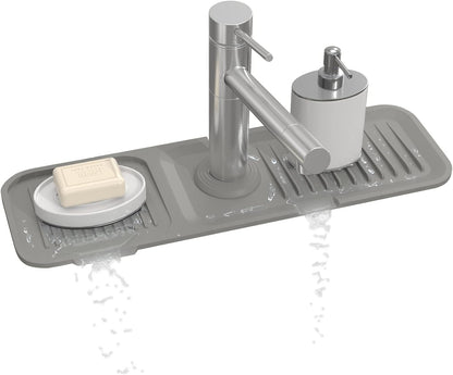 Silicone foldable sink splash pad