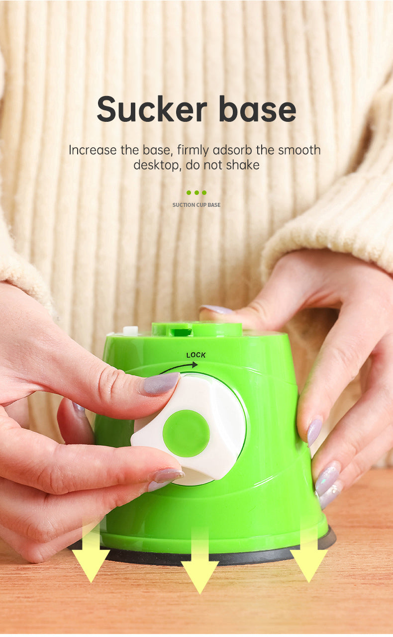 Multifunctional manual rotary juicer
