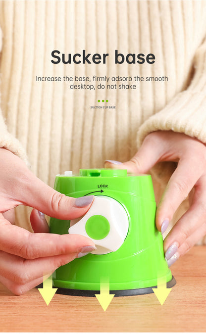 Multifunctional manual rotary juicer