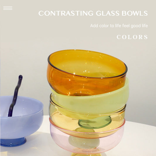 Fruit Salad Stained Glass Bowl