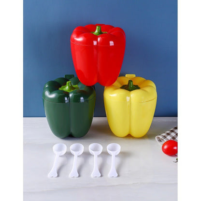 Four compartments and one cover seasoning box