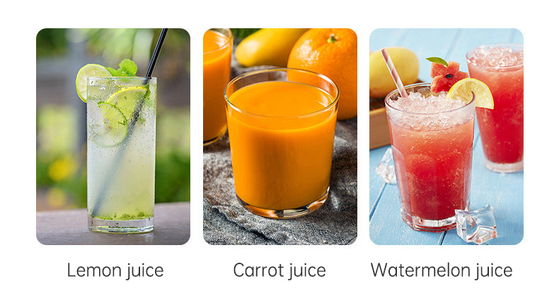Multifunctional manual rotary juicer