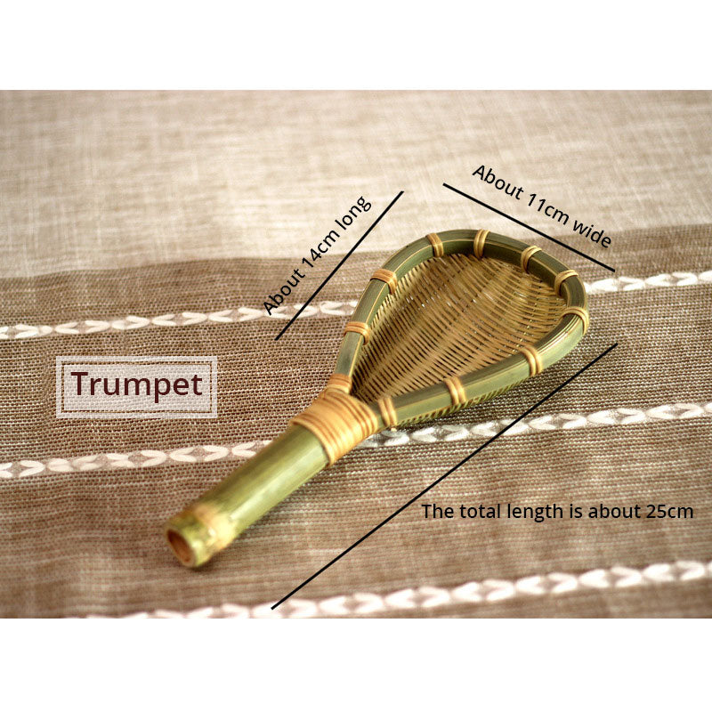 Bamboo strainer spoon