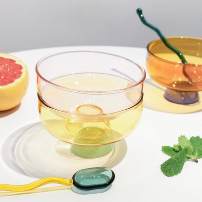 Fruit Salad Stained Glass Bowl