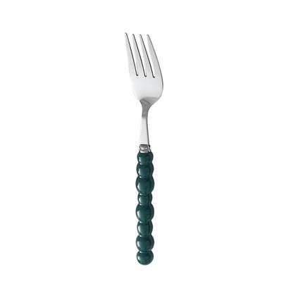 4-piece colorful pearl handle cutlery set