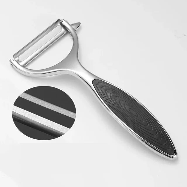 Multifunctional stainless steel peeler