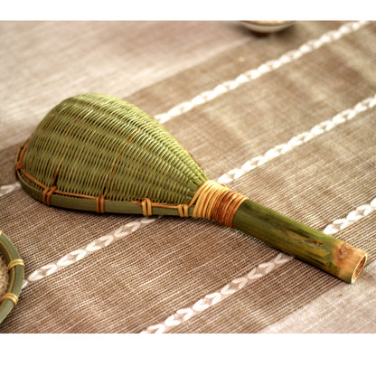 Bamboo strainer spoon