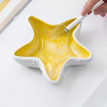 Fashion Starfish Ceramic Ashtray