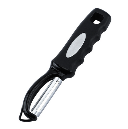 Rotating non-slip vegetable and fruit peeler