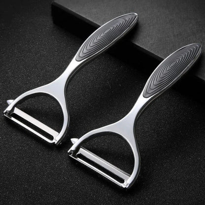 Multifunctional stainless steel peeler