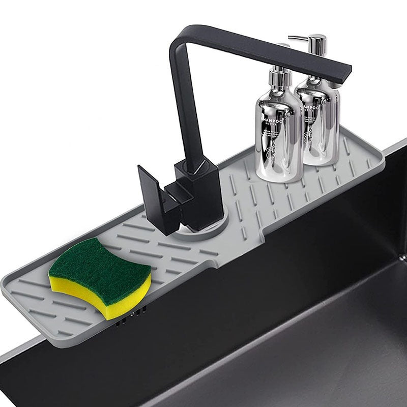 Silicone foldable sink splash pad